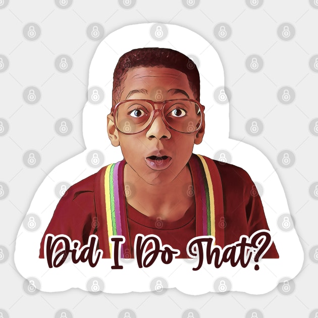 Did I Do That? Sticker by karutees